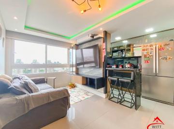 Apartamento · 57m² · 2 Quartos · 1 Vaga · Apartamento semimobiliado, andar alto, com vista perene – Jardim Lindóia