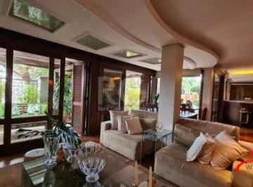 Living · Casa Condominio para Venda - 420m², 4 dormitórios, sendo 4 suites, 2 vagas - Trê