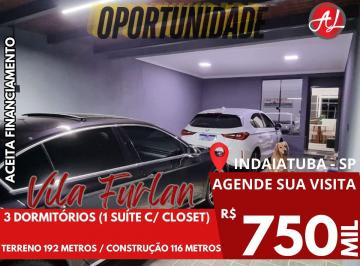 Casa de 3 quartos, Indaiatuba · Linda Casa A Venda Na Vila Furlan - Indaiatuba - SP!