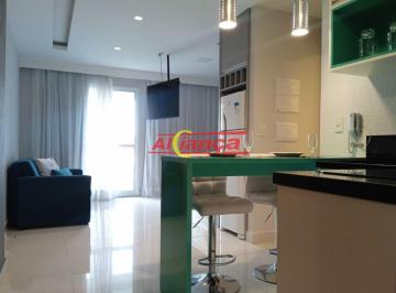 Apartamento · 37m² · 1 Quarto · 1 Vaga · Studio 37m², Mobiliado á locação - Centro Guarulhos SP