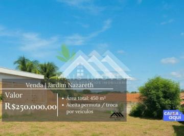 Terreno · 420m² · VENDE-SE TERRENO NO JARDIM NAZARETH