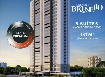Apartamento · 167m² · 3 Quartos · 2 Vagas · Condomínio Edifício Villaggio Brunello - Apartamento no Edifício Villaggio Brunello em Cuiabá