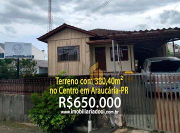 1b070e0aa420ddba175ae9897cd17ec3023cca90 · Terreno com 380,40m² no Centro em Araucária-PR  - A venda por R$650.000,00