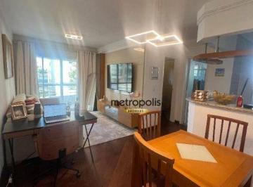 Sala · Apartamento com 1 dormitório à venda, 55 m² por R$ 459.000,00 - Jardim do Mar - São Bernardo do Camp