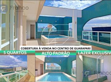 Foto 01 · Imperdível cobertura duplex no Centro de Guarapari-ES: 6 quartos, 5 suítes, 7 banheiros, 4 vagas de 