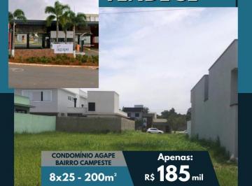 Foto 01 · Terreno em Condomínio à Venda em Piracicaba-SP, Bairro Campestre, 200,00 m² de Área