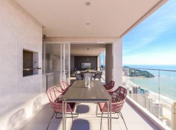 Apartamento · 362m² · 4 Quartos · 4 Vagas · Cobertura na Planta com 362m², 4 Suítes e Lazer Completo Próxima ao Mar