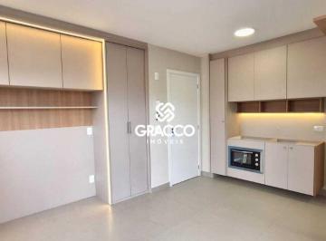 Apartamento de 1 quarto, Curitiba · Apartamento Studio Face Norte com Sacada próximo ao Shopping PALLADIUM - Novo Mundo Curitiba