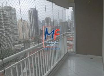 Apartamento · 93m² · 3 Quartos · Excelente apto na Vila Gumercindo, 93 m² a.u., 3 dormitórios (1 suíte), sala, cozinha, varanda envid
