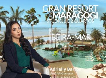 Apartamento de 1 quarto, Litoral Norte Alagoano · Gran Resort Beira-mar | Flat em Maragogi no melhor trecho de mar!