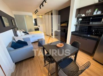Foto 01 · Apartamento à venda na Vila Olímpia, São Paulo-SP: 1 quarto, 1 vaga, 28m².