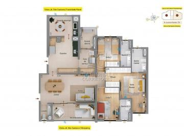 Apartamento · 132m² · 3 Quartos · Apartamento à venda, 3 quartos, 1 suíte, Jardim São Caetano - São Caetano do Sul/SP