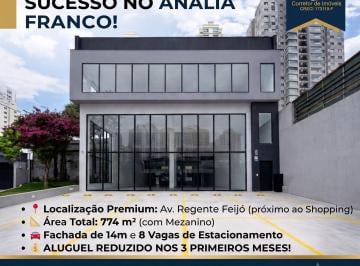 Comercial · 774m² · 8 Vagas · Loja para alugar no bairro Vila Regente Feijó - São Paulo/SP, Zona Leste