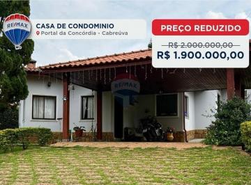 Casa · 257m² · 3 Quartos · 4 Vagas · Casa á venda, 3 Dormitórios, Condomínio Portal da Concórdia - Cabreúva-SP