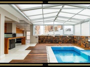 Apartamento · 214m² · 3 Quartos · 3 Vagas · COBERTURA 3 QUARTOS BATEL PISCINA CHURRASQUEIRA 3 VAGAS