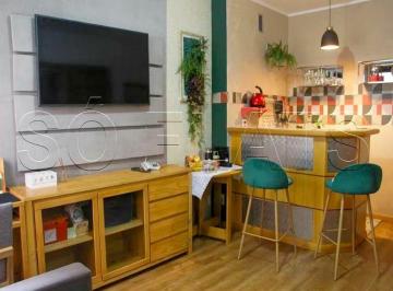 Apartamento · 31m² · 1 Quarto · 1 Vaga · Flat Hampton Park, disponível para locação com 31m², 1 dormitório e 1 vaga de garagem