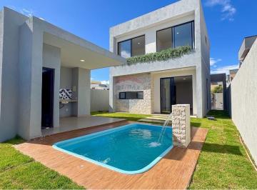 Casa · 143m² · 3 Quartos · Casa a Venda em Condominio 3 Quartos com Suíte Churrasqueira e Piscina - Financiável