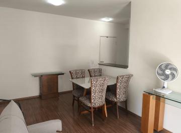 Imagem da sala de dois ambientes · Apartamento para Aluguel no Alphaview – Barueri  72 m² e 2 Dormitórios