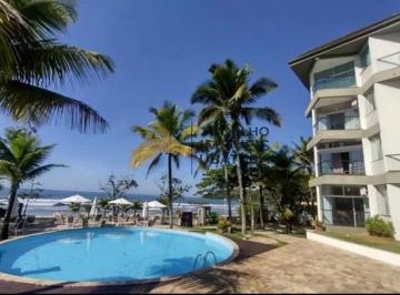Foto 01 · Apartamento (Apart/hotel) localizado em condomínio pé na areia na Praia das Toninhas em Ubatuba, SP.