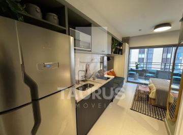 Foto 01 · Apartamento decorado à venda no Campo Belo, São Paulo-SP: Studio, 1 banheiro e 27m² de área. Aprovei