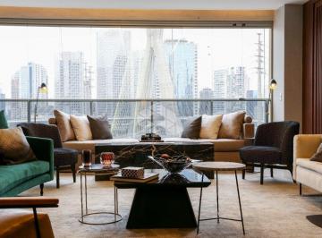 Apartamento · 233m² · 4 Quartos · 3 Vagas · Apartamento à venda na Cidade Jardim - São Paulo - SP - Frente com a ponte estaiada - 4 suítes - 233