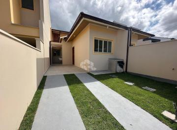 Casa · 100m² · 2 Quartos · 2 Vagas · CASA GEMINADA COM 2 DORMITÓRIOS, SENDO 1 SUÍTE  EM SÃO JOSÉ SC, BAIRRO FORQUILHAS
