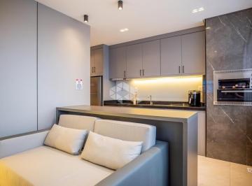 Apartamento · 38m² · 1 Quarto · 1 Vaga · Flat com um dormitório mobiliado em Bombas Bombinhas SC