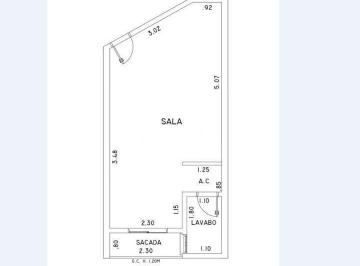 Comercial · 30m² · Sala para alugar, 30 m² por R$ 1.500/mês - Vila Curuçá - Santo André/SP