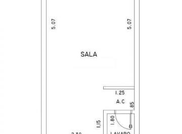 Comercial · 32m² · Sala para alugar, 32 m² por R$ 1.500/mês - Vila Curuçá - Santo André/SP