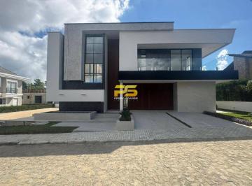 Casa · 400m² · 6 Quartos · 2 Vagas · Casa Alto Padrão no Cond Águas da Serra em Bananeiras-PB
