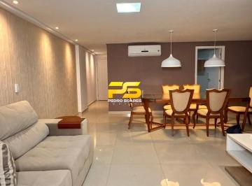 Apartamento · 157m² · 3 Quartos · 2 Vagas · Apartamento em Tambaú, 3 suítes, 157m² - Porteira fechada, 500m da Praia