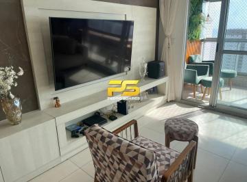 Apartamento · 140m² · 3 Quartos · 2 Vagas · Apartamento com 3 dormitórios à venda, 140 m² por R$ 1.800.000,00 - Bessa - João Pessoa/PB