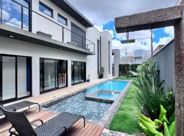 Foto 01 · Casa de Condomínio de Luxo no Swiss Park - Campinas-SP 4 Quartos, 3 Suítes, 3 Salas, 5 Banheiros, 4