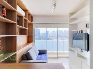 89e3698a5f84a0e710cac99c8b7917681af73aeb · Apartamento para alugar, 33 m² por R$ 5.694,06/mês - Santo Amaro - São Paulo/SP