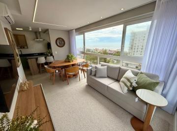 Apartamento · 75m² · 3 Quartos · 1 Vaga · Apartamento de 3 dormitórios, mobiliado e decorado, vista para o mar e com box/vaga de garagem na Zo