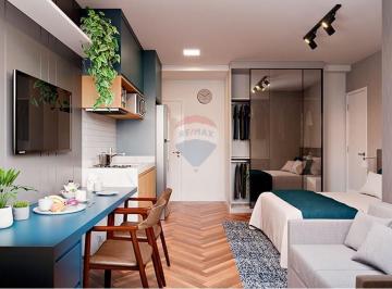 Apartamento · 25m² · Studio Mitz Memorial: Vista Permanente para o Memorial e Lazer de Cinema – 25m²