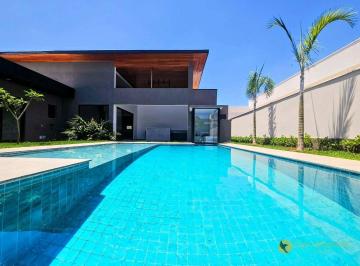 e46942ae6845fbbd5d19f4d8385965d7bc4bfb69 · Casa com SAUNA e PISCINA, 5 quartos à venda, 330 m² por R$ 3.700.000 - Condomínio Campos de Santo An