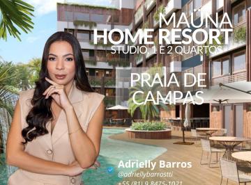 Apartamento de 1 quarto, Mata Meridional Pernambucana · Apartamento na Praia de Campas | Flat 1 e 2 quartos Maüna