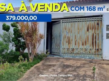 Casa · 168m² · 3 Quartos · Casa á venda, Centro - Passa Tempo/MG.