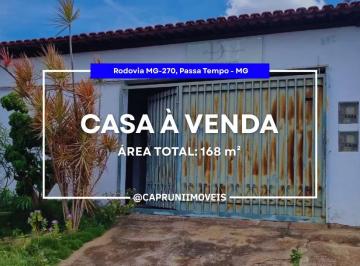Casa · 168m² · 3 Quartos · Casa á venda, Centro - Passa Tempo/MG.