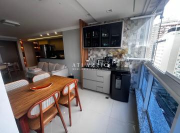 Apartamento · 75m² · 3 Quartos · 2 Vagas · Apartamento 3 quartos na quadra do mar Praia de Itaparica - PORTEIRA FECHADA