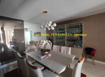 Casa de 3 quartos, Feira de Santana · Leo vende, bairro Sim, 3|4 suíte com closet, acabamento premium