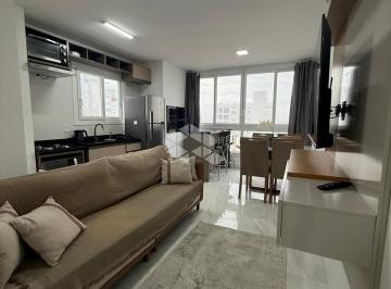 Apartamento · 42m² · 2 Quartos · 1 Vaga · Apartamento com 2 dormitórios sendo 1 suíte mobiliado com box/vaga de garagem em Capão da Canoa