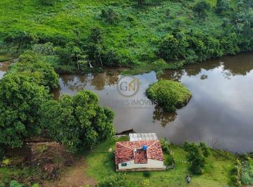 Vista aérea da casa sede com as represas permanentes · Fazenda 85 Alq. em Paraíso-TO | Pecuária e Piscicultura