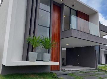 Casa de 4 quartos, Camaçari · Casa duplex, nova, 189 m² e 4 suítes à venda no condomínio Terras Alphaville em Camaçarí