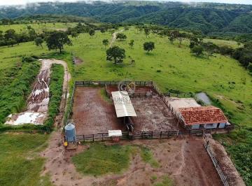 Vista aérea do curral e pastagem ao redor da fazenda · Fazenda 544 ha à Venda em São Pedro da Ponte Firme - MG