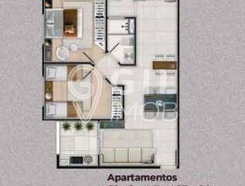 Apartamento · 69m² · 2 Quartos · 1 Vaga · Apartamento em Loteamento Villa Branca, Jacareí/SP de 69m² 2 quartos à venda por R$ 444.328,00