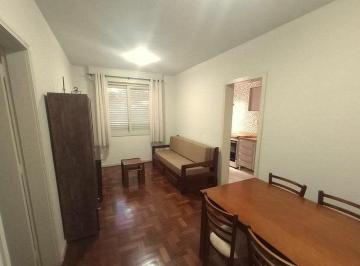 Sala de Estar · APARTAMENTO MOBILIADO E COM VAGA NO MENINO DEUS