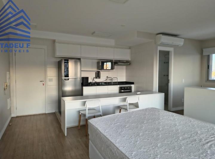 Foto do imóvel - Apartamento 60 m2, com 1 dormitório, ar condicionado, living para 2 ambientes, varanda com.