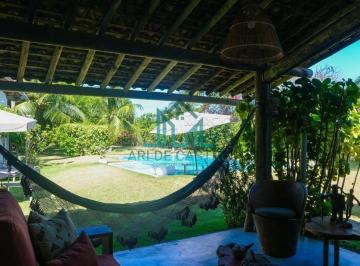 Casa · 365m² · 4 Quartos · 4 Vagas · Casa Beira Mar de Praia Tatuamunha Mobiliada com Chalé e Piscina 365m² e terreno com 2.764m², e à ve